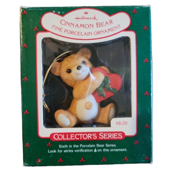 Vtg 1988 Hallmark 6th Collector's Series Keepsake Ornament Cinnamon Bear… - Picture 3 of 4